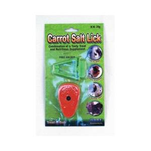 Carrot Salt Lick for Small Animals