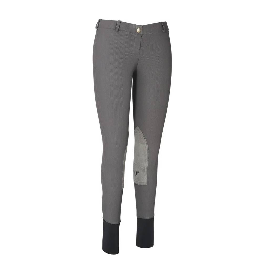 TuffRider Ladies Ribb Lowrise Pull On Riding Breeches