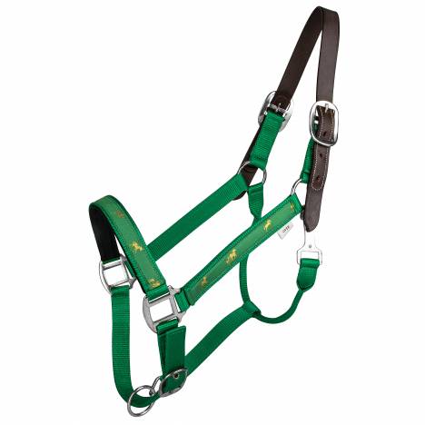 Gatsby Nylon Breakaway Halter with Horse Overlay & Snap