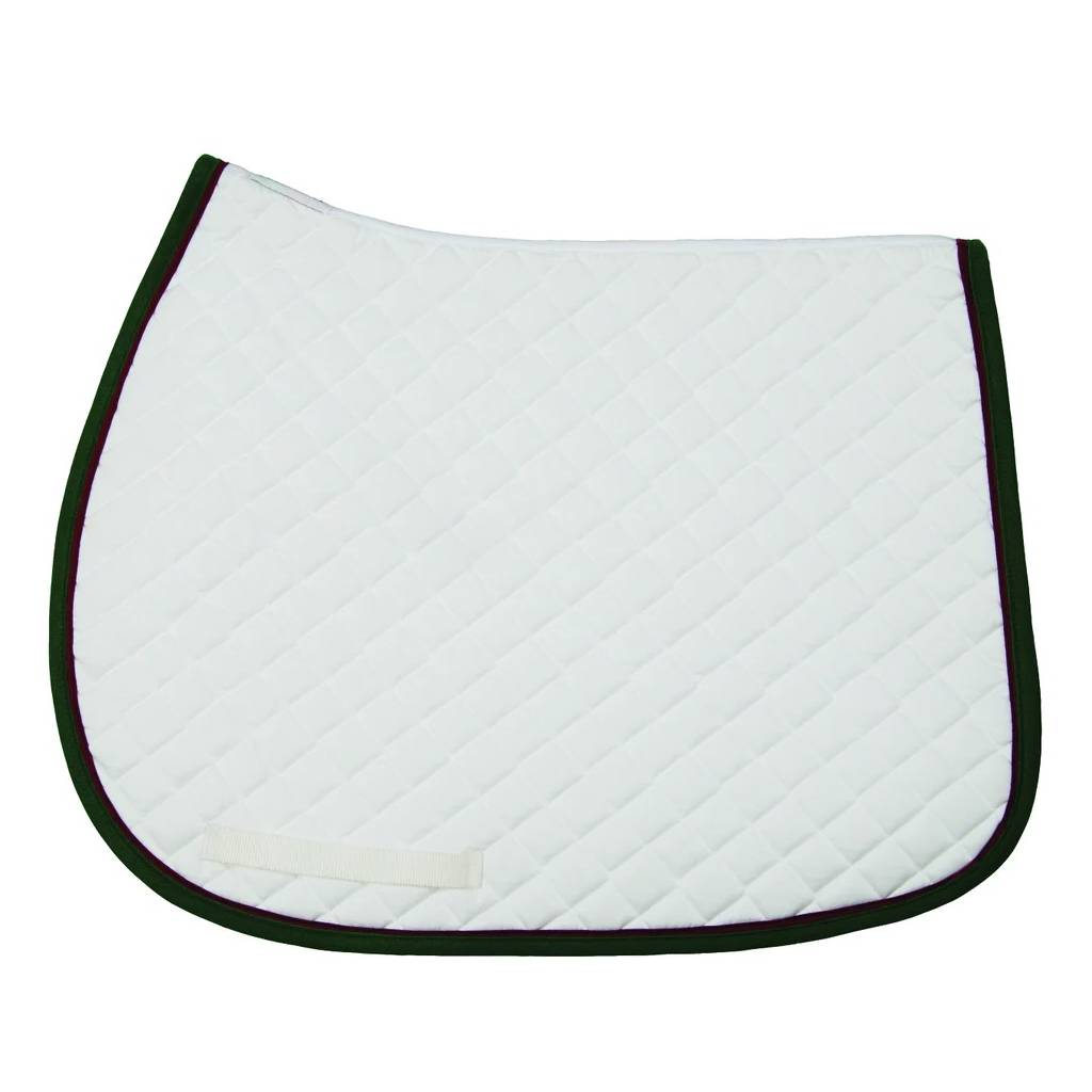 TuffRider Basic All Purpose Saddle Pad with Trim and Piping