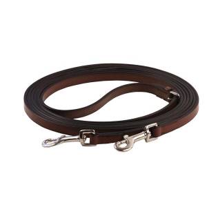 Henri de Rivel Leather Breastplate Draw Reins with Breastplate Snap