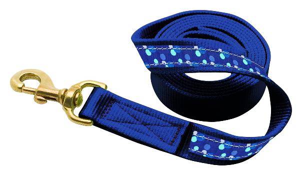 Perris Leather Ribbon Lead with  Snap