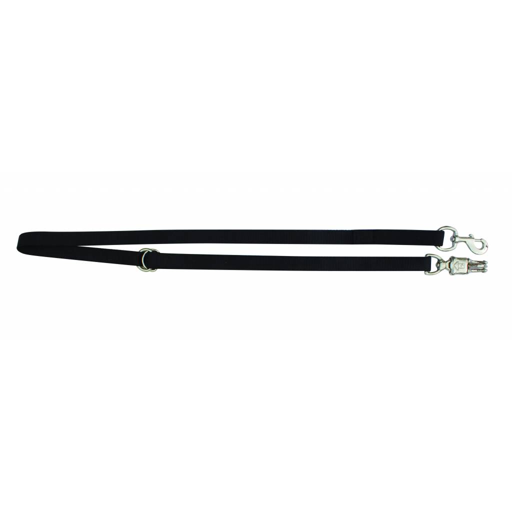 Perri's Black Elastic Cross Tie