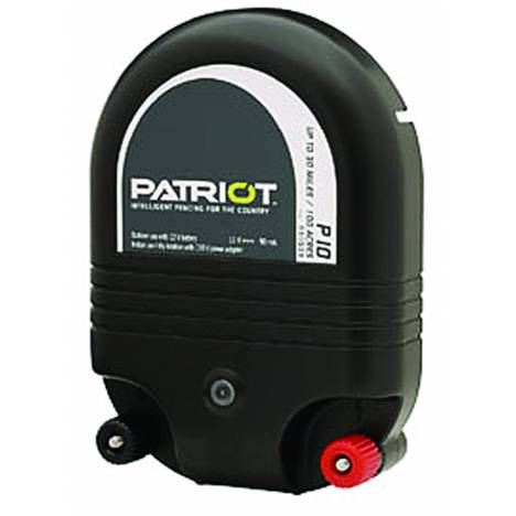 Patriot P10 Dual Purpose Fence Energizer - 12 V DC/110 V AC