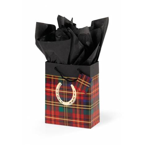 Festive Plaid Cub Gift Bag