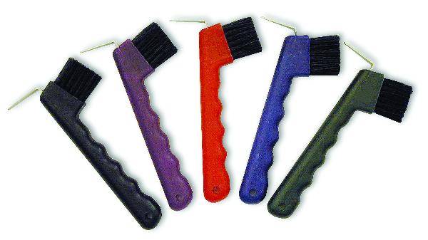 Nunn Finer Hoof Pick with Brush - Black