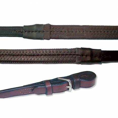 Nunn Finer Buckle End Fine Pimple Rubber Reins