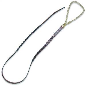 Nunn Finer Leather Braided Lead with Chain