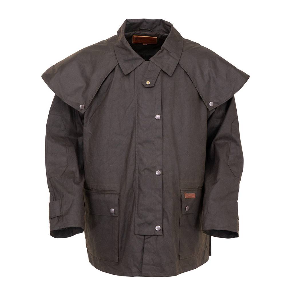 Outback Bush Rangeer Short Oilskin Jacket- Men's