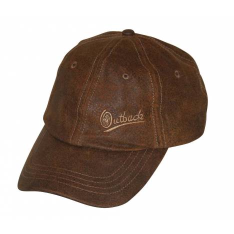 Outback Trading Leather Slugger Cap- Unisex