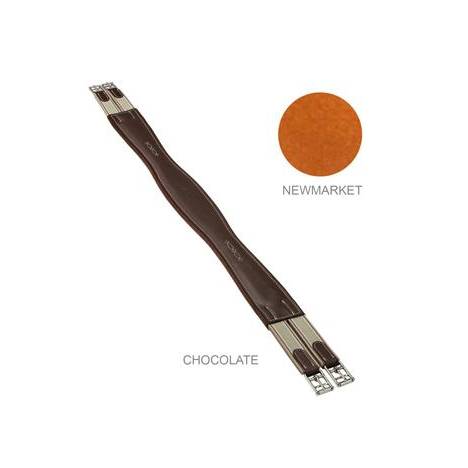 M. Toulouse Contour Shaped Padded Leather Girth