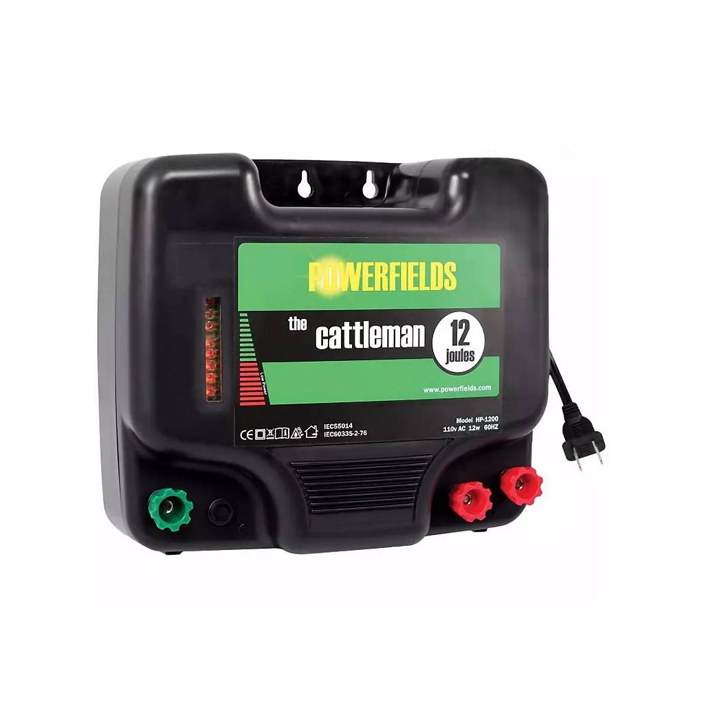 Powerfields 360 Acres Dual-Zone Cattleman Fence Charger