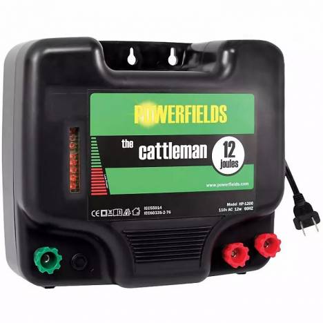 Powerfields 360 Acres Dual-Zone Cattleman Fence Charger