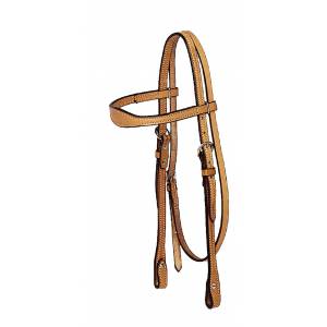 Tory Leather Flared Brow Headstall