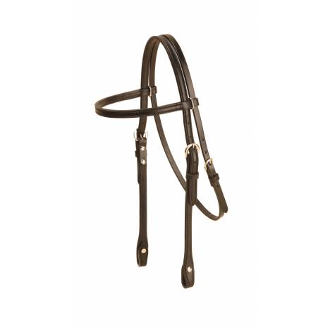 Tory Leather Brow Band Headstall