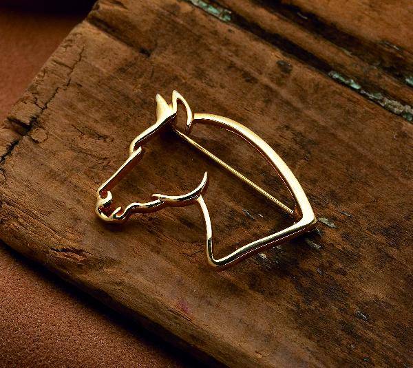 Kelley Horse Head Brooch