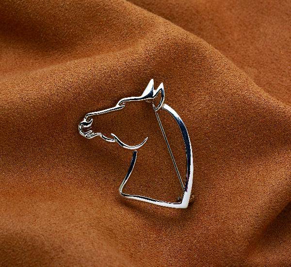 Kelley Horse Head Brooch