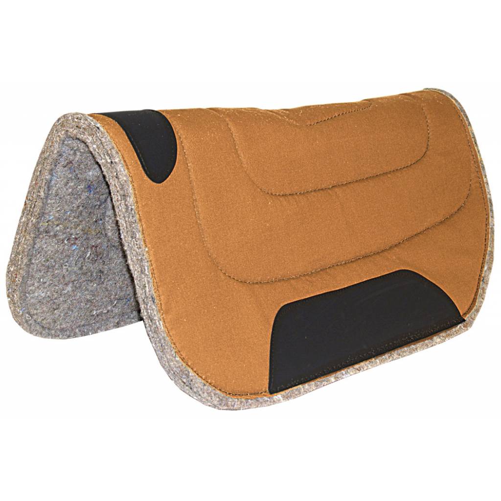 Mustang Round Canvas Top Felt Bottom Work Pad