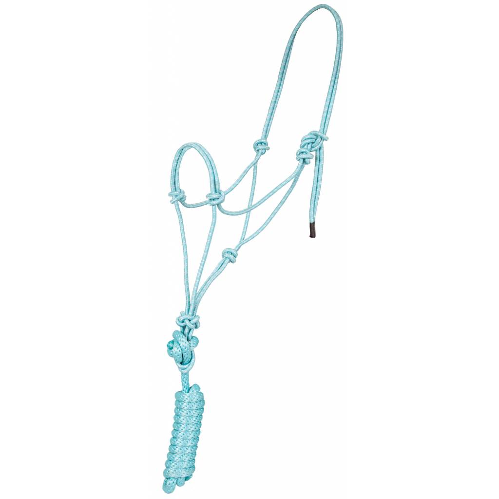 Mustang Economy Mountain Rope Halter and Lead