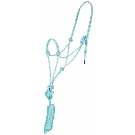 Mustang Economy Mountain Rope Halter and Lead