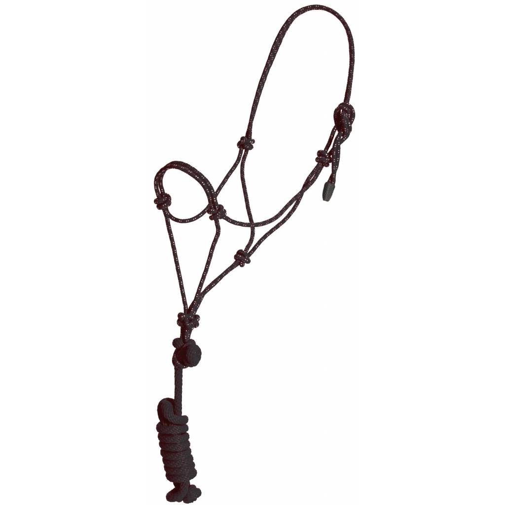 Mustang Yearling Economy Mountain Rope Halter and Lead