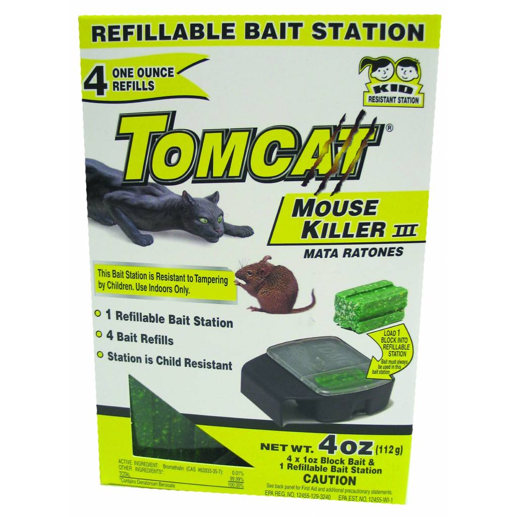 TOMCAT Refillable Mouse Killer 4