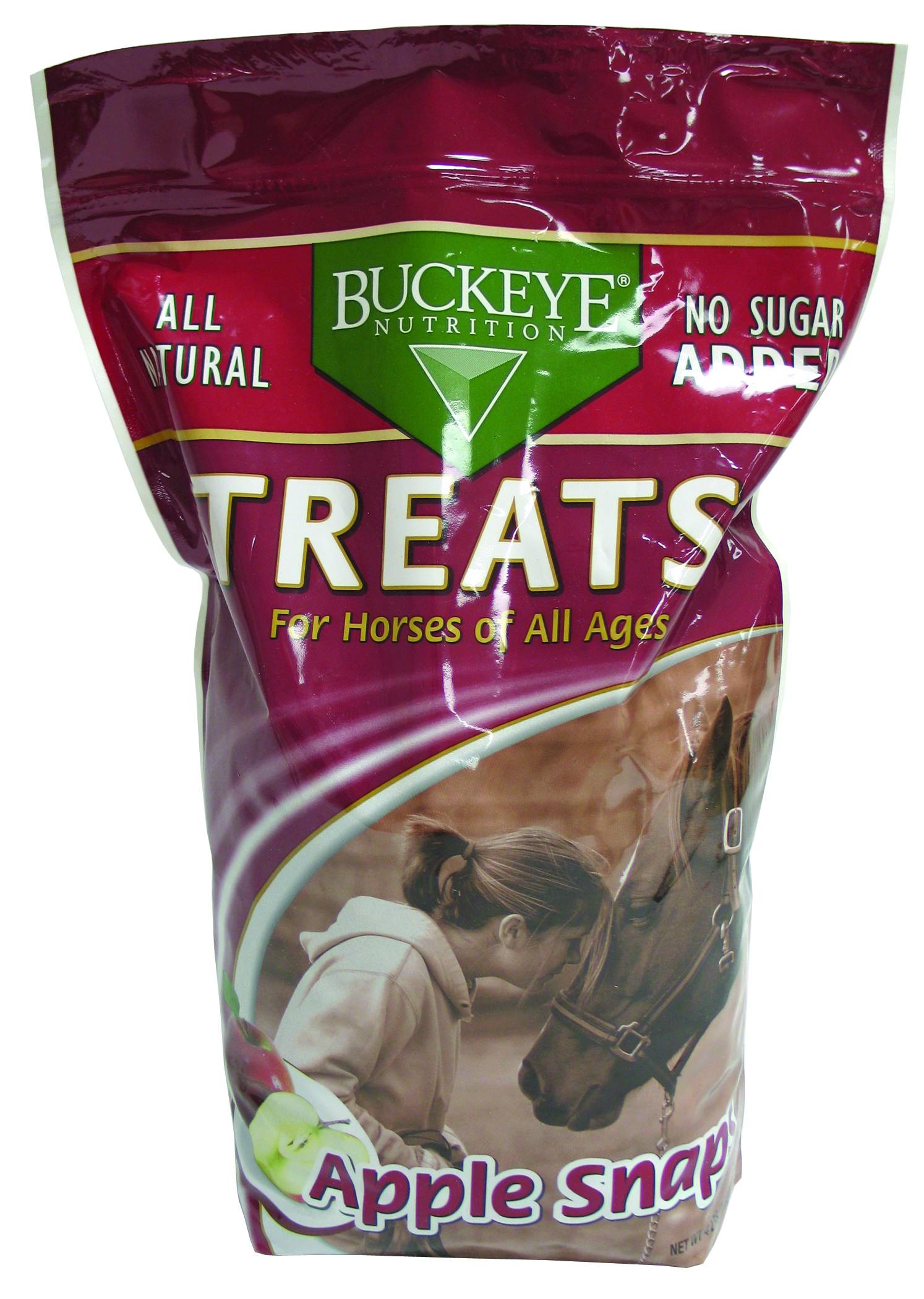 4 Pound Bag Buckeye All-Natural Sugar-Free Carrot Crunchers Horse Treats