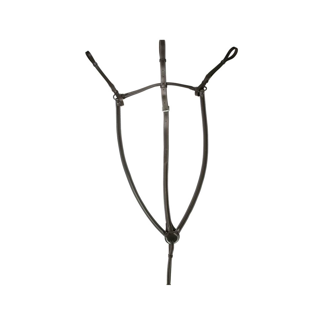 Da Vinci Plain Raised Breastplate Martingale with Standing Attachment