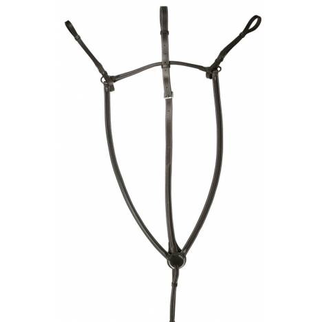 Da Vinci Plain Raised Breastplate Martingale with Standing Attachment