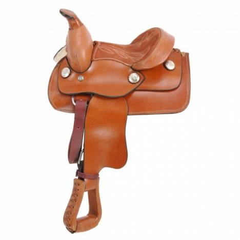 King Series Miniature Western Saddle - Smooth