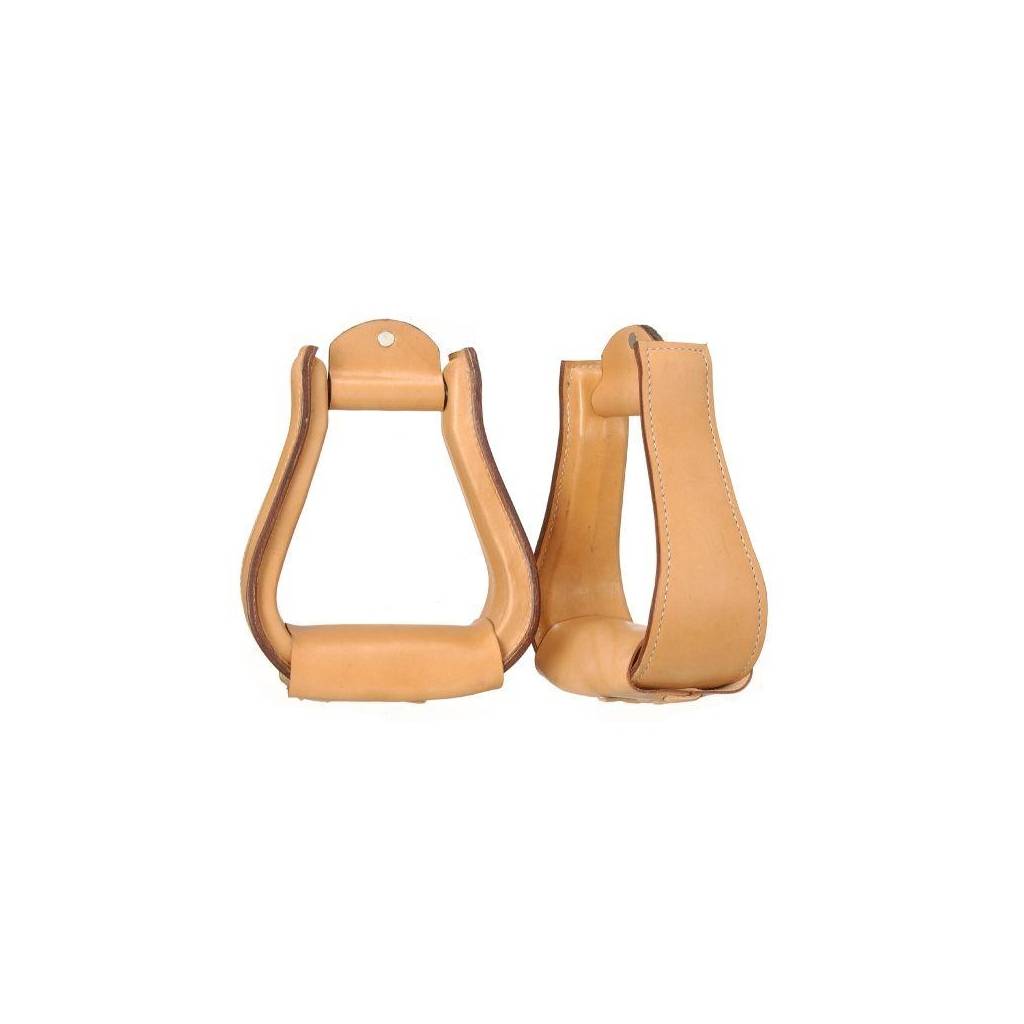 Tough-1 Leather Covered Stirrups