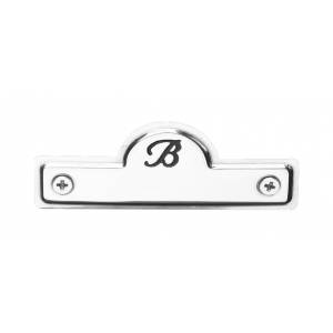 Bates Name Plate Silver One Size