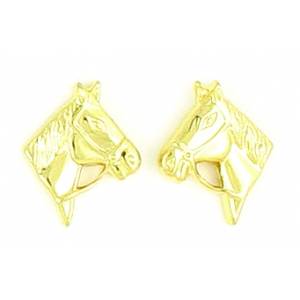 Finishing Touch Horse Head with  Reins Earrings