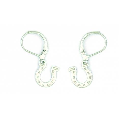 Finishing Touch Horseshoe Charm Earrings - Euro Wire