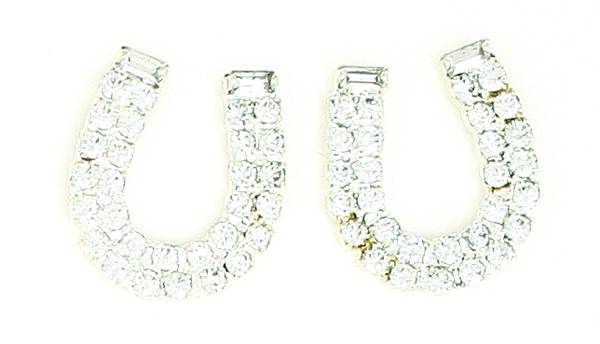 5-475300 Finishing Touch Horseshoe with  Stones Earrings sku 5-475300