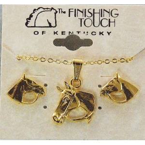 Finishing Touch Horse Head with  Bridle Gift Set