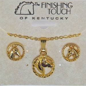Finishing Touch Horse Head In Rope Gift Set