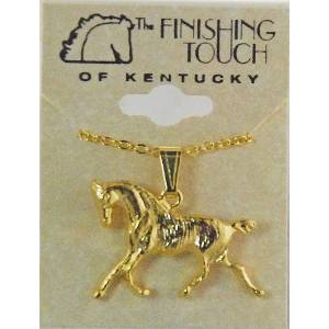 Finishing Touch Trotting Horse Necklace