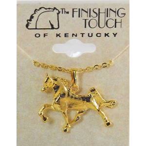 Finishing Touch Walking Horse Pendant Necklace
