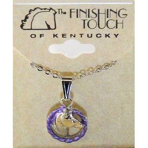 Finishing Touch 2-Tone Horse Head In Rope Necklace