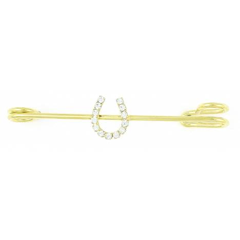 Finishing Touch Horseshoe Stock Pin - Crystal