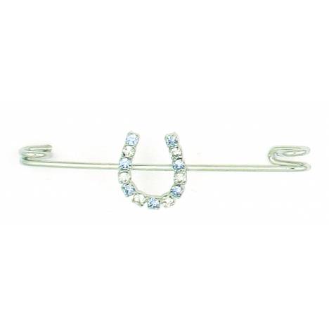 Finishing Touch Crystal Rondelle Stock Pin - Light Sapphire