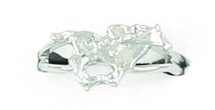 Finishing Touch Thoroughbred Racer Adjustable Ring - Imitation Rhod