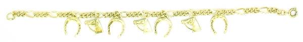 5-476173 Finishing Touch Horseshoe with  Horse Head Charm B sku 5-476173