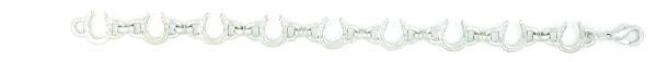 5-476175 Finishing Touch Linked Horseshoe Bracelet sku 5-476175