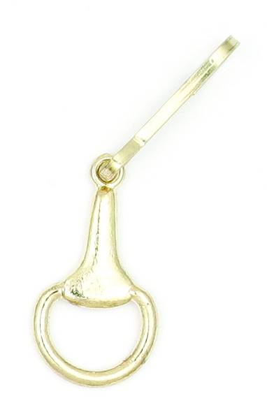 Finishing Touch Half Snaffle Bit Zipper Pull