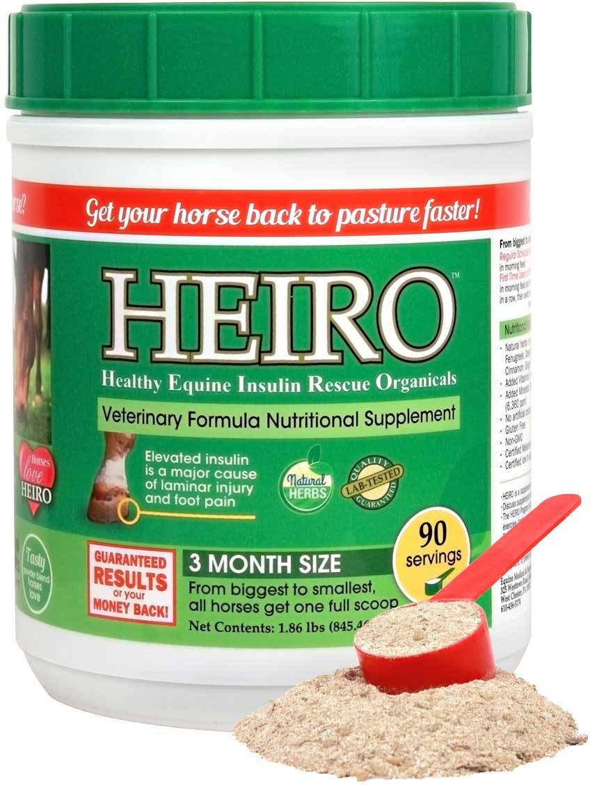 Equine Medical HEIRO for Horses - Healthy Equine Insulin Rescue Organicals