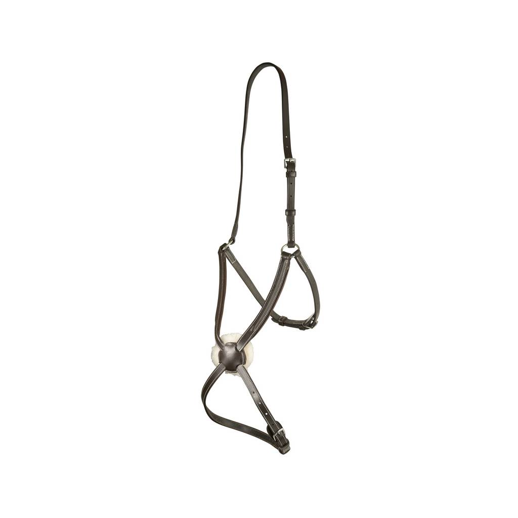 Da Vinci Plain Raised Adjustable Fig-8 Noseband