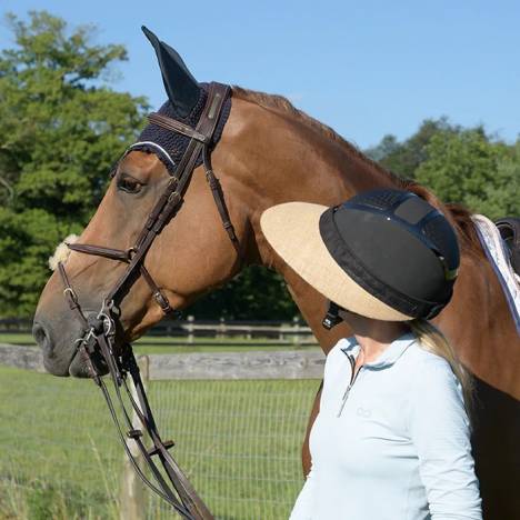 EquiVisor Natural Jute Sun Protection Visor