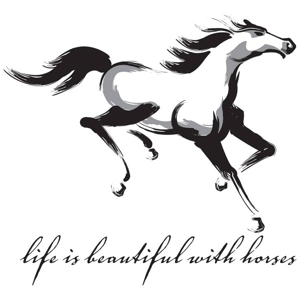 Sound Equine Ladies Tee Shirt Life Is Beautiful